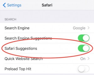 safari lås ios