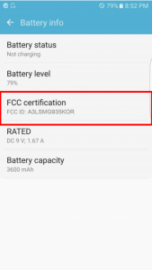 Samsung Galaxy S7 Edge-batteriet har 3600 mAh