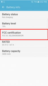 Samsung Galaxy S7 Edgen akussa on 3600 mAh