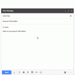 Gmail e-mail sikkerhedsindikator