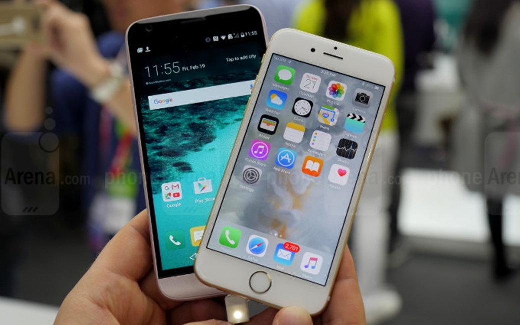 LG G5 versus iPhone 6S