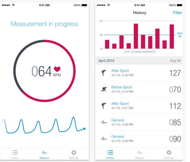 runtastic heart rate health app