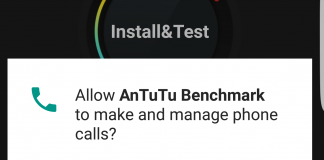 AnTuTu adgang til telefonopkald