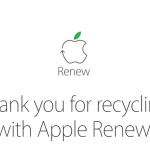 Recyclage du papier peint Apple