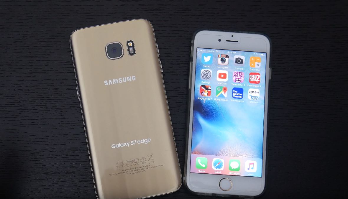 Galaxy S7 versus iPhone 6S - prestaties