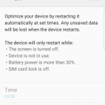 Samsung Galaxy Auto Restart