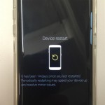 Samsung Galaxy S7 startar om