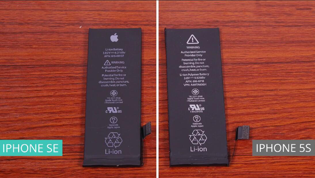 Bateria iPhone'a SE iPhone'a 5S