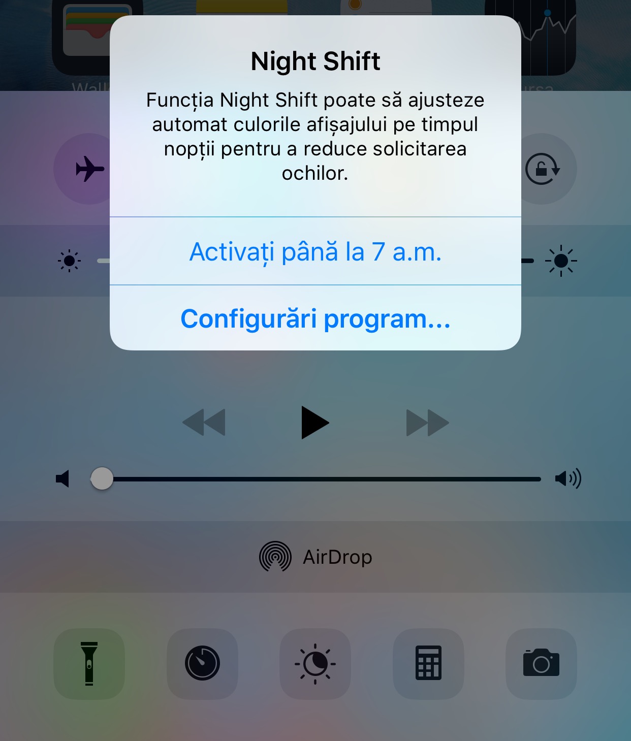 iOS 9.3 beta 5 Night Shift - iDevice.ro