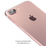 Concetto di doppia fotocamera dell'iPhone 7 Plus