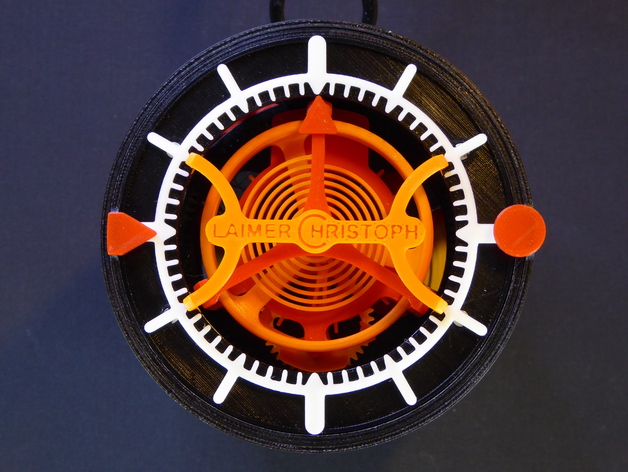 Laimer Christoph el primer reloj de plástico 3D
