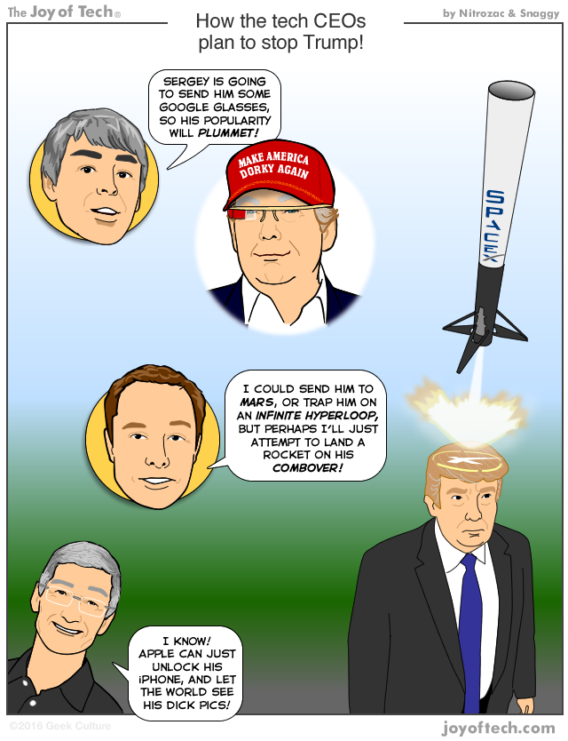 oprire trump comic