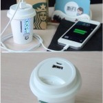 draagbare batterij van Starbucks