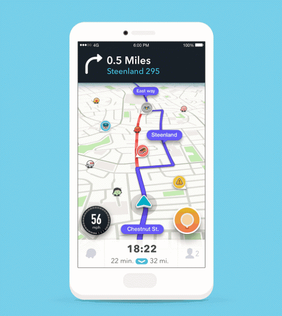 waze speed alert