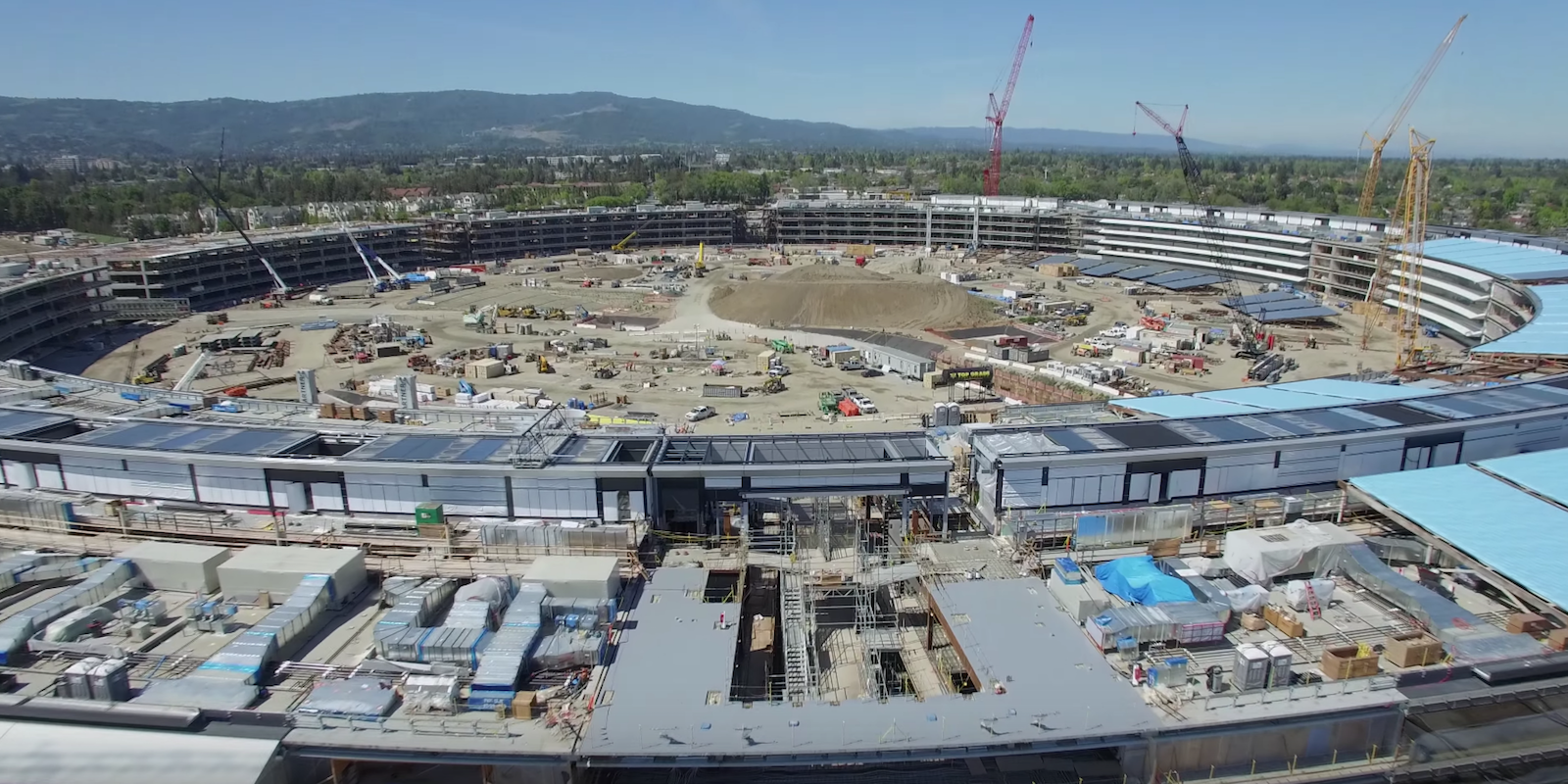 Construction du Apple Campus 2 avril 2016