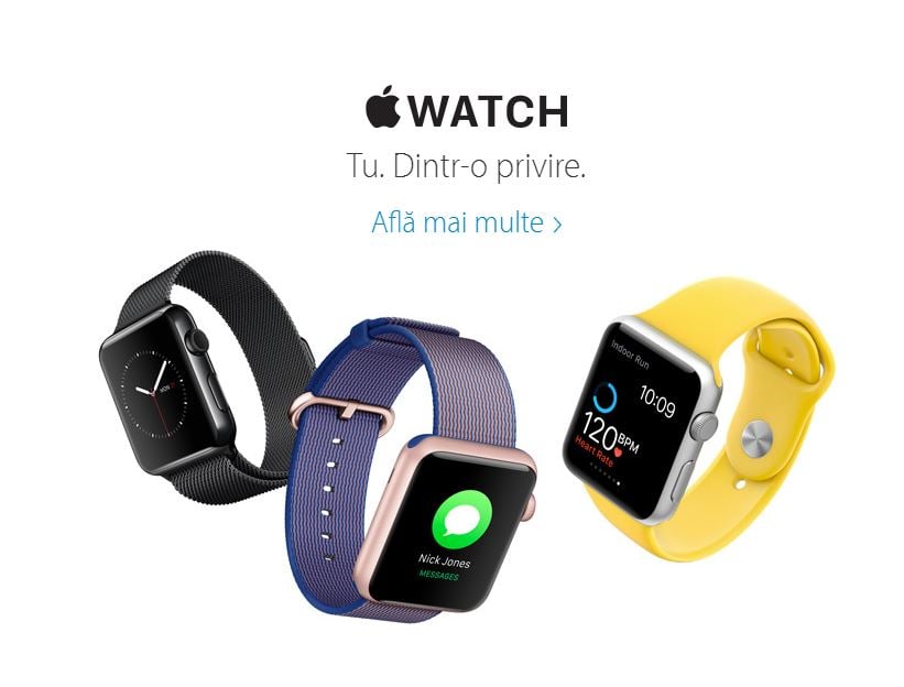 Apple Watch launch Romania