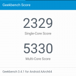 Rendimiento del banco geek del LG G5