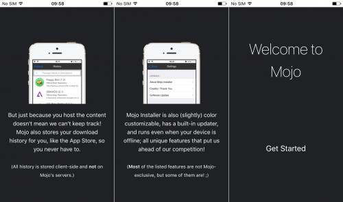 Mojo Cydia jailbreak installation 4