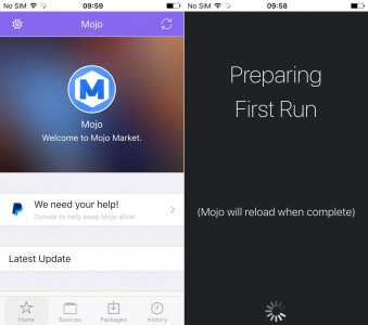 Installazione del jailbreak di Mojo Cydia 5