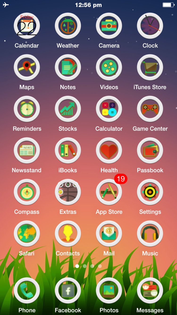 Rounex iOS 9-thema