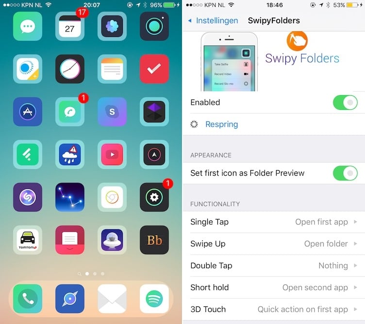 SwipyFolders