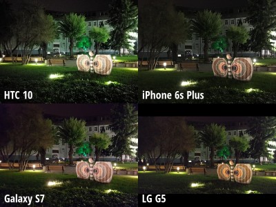 fotocamera HTC 10 contro iPhone 6s Plus, Galaxy S7 contro LG G5 10