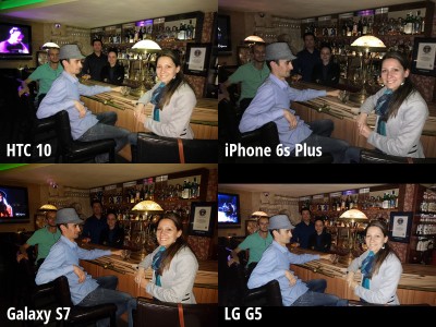 HTC 10 vs iPhone 6s Plus, Galaxy S7 vs LG G5 7 camera