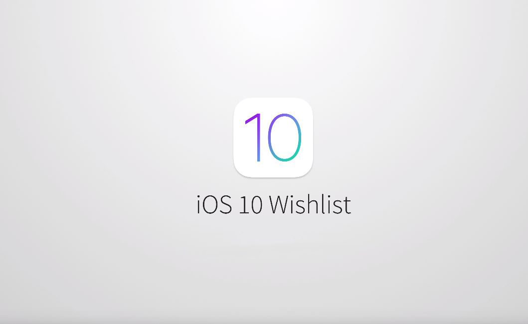 iOS 10 Konzept