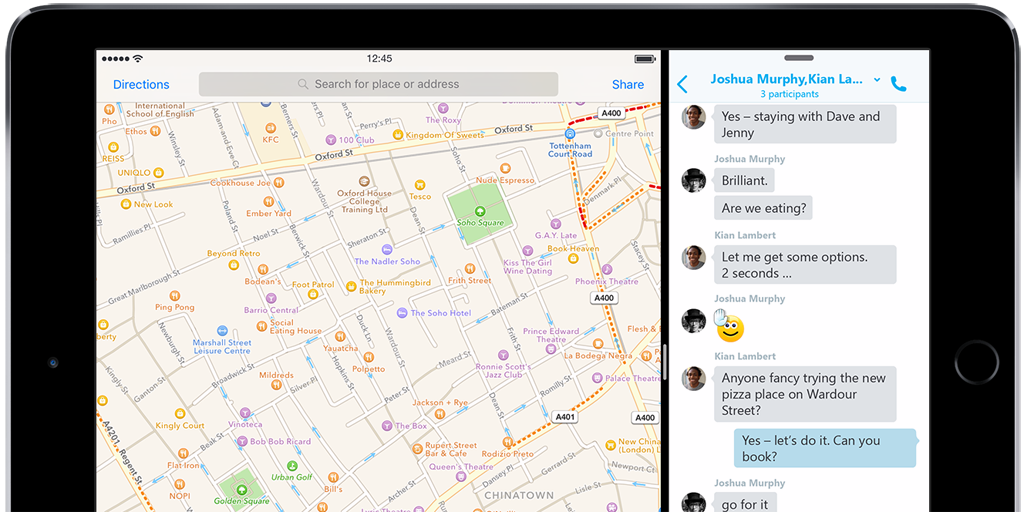 iPad Split View Indien