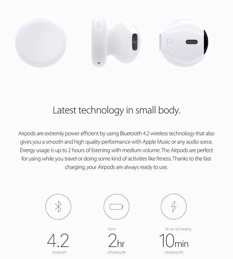 iPhone 7 trådløse ørepropper 1