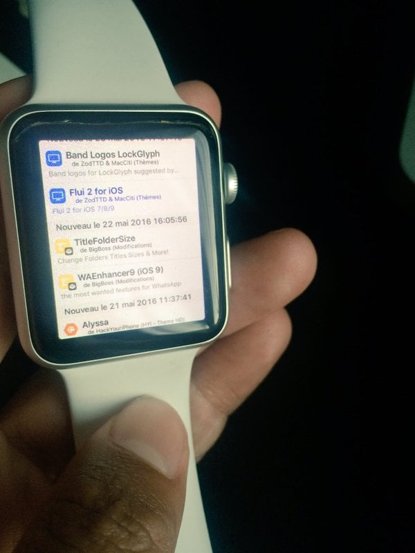 Apple Watch de Cydia