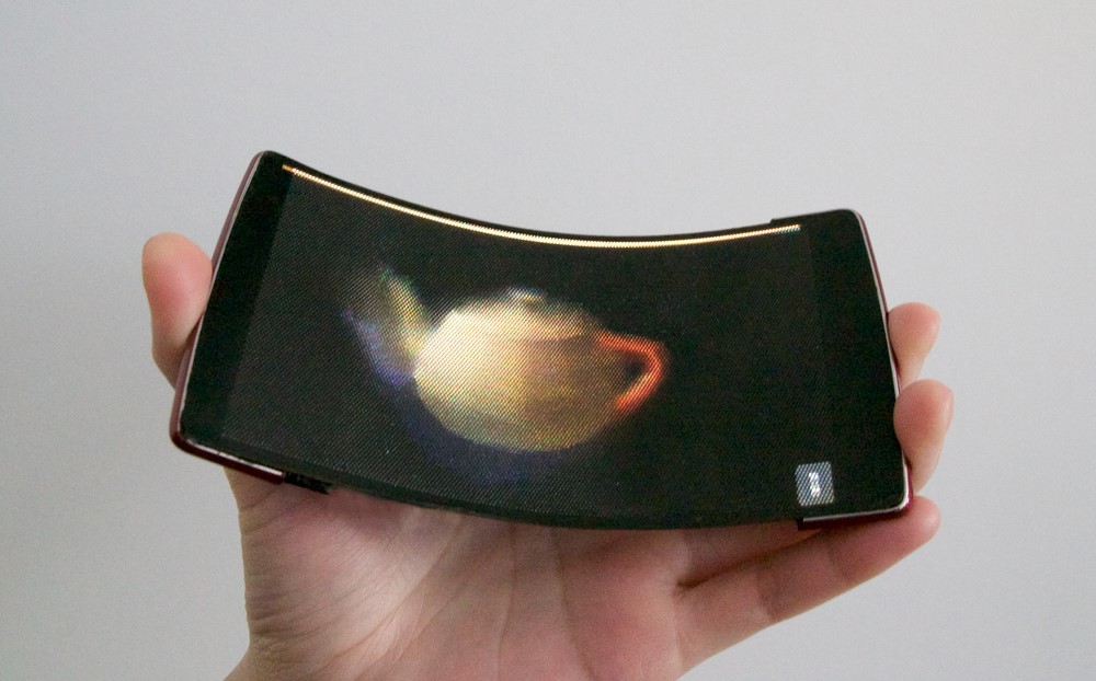 HoloFlex smartphone 3d fleksibelt hologram