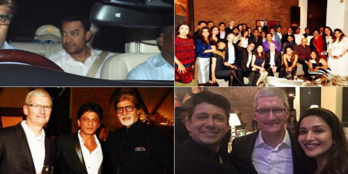 Tim Cook festeggia l'India