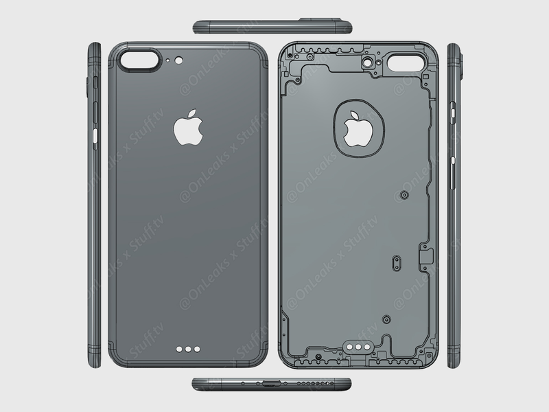 design officiel de l'iPhone 7 Plus