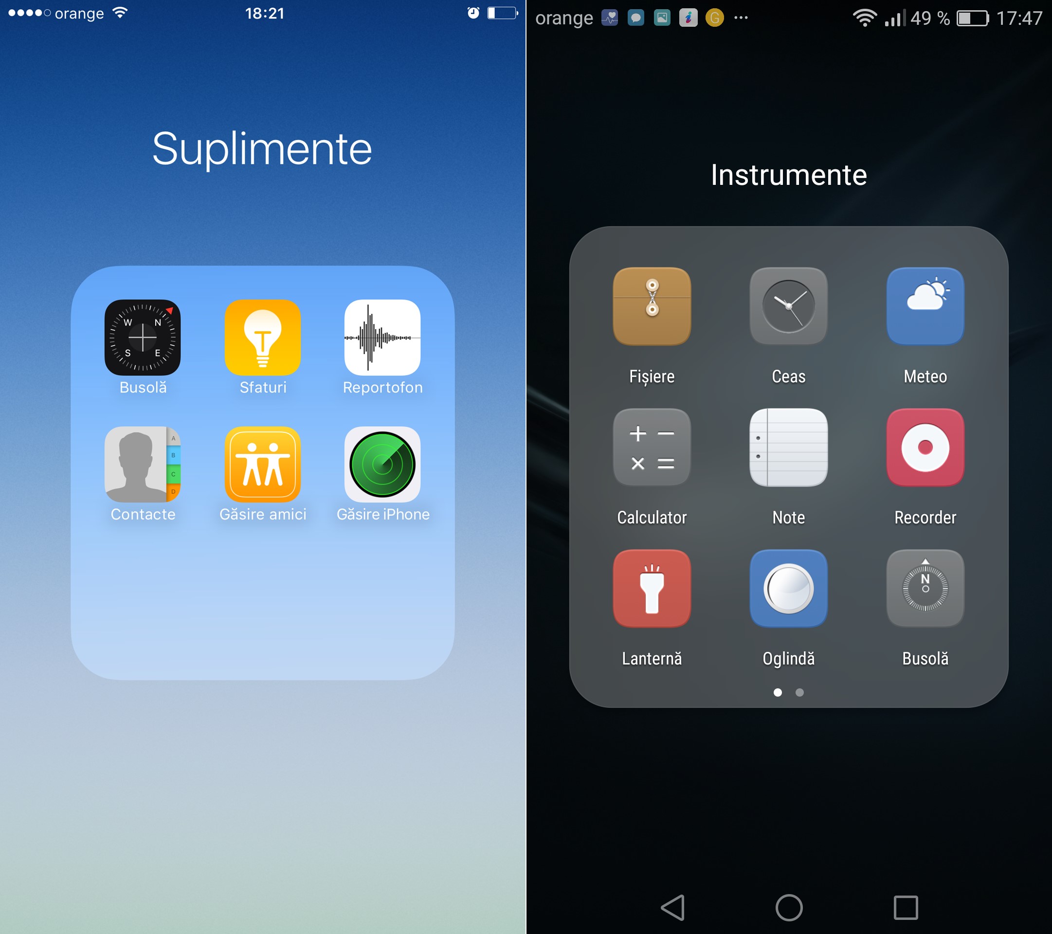 iPhone 6S vs Huawei P9 clona 3