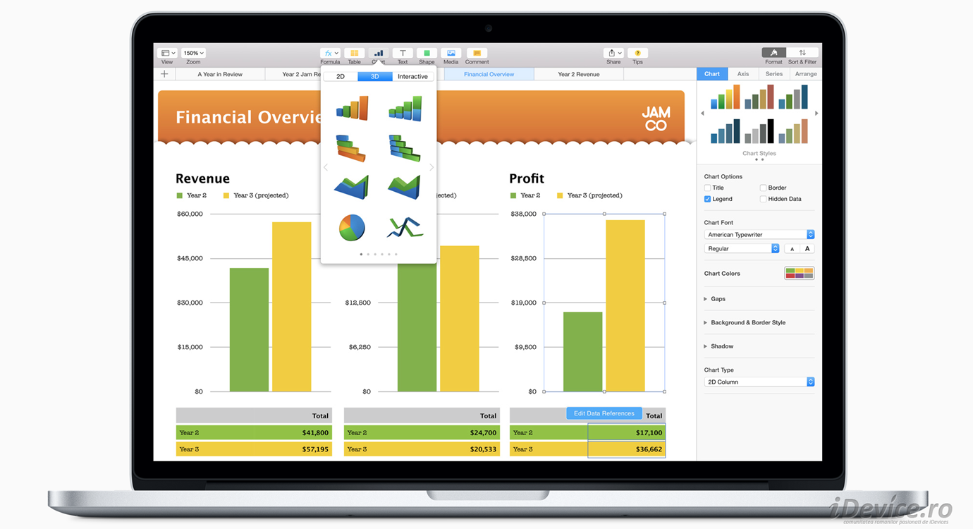 iWork-opdatering