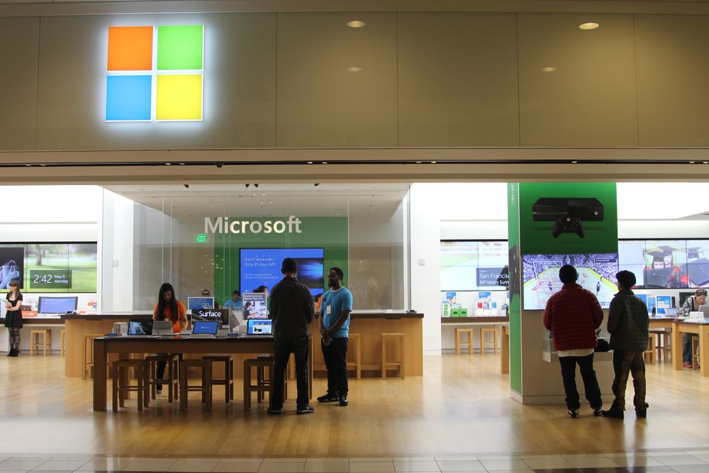 Microsoft-winkel