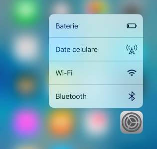 Datos móviles 3D Touch iOS 10