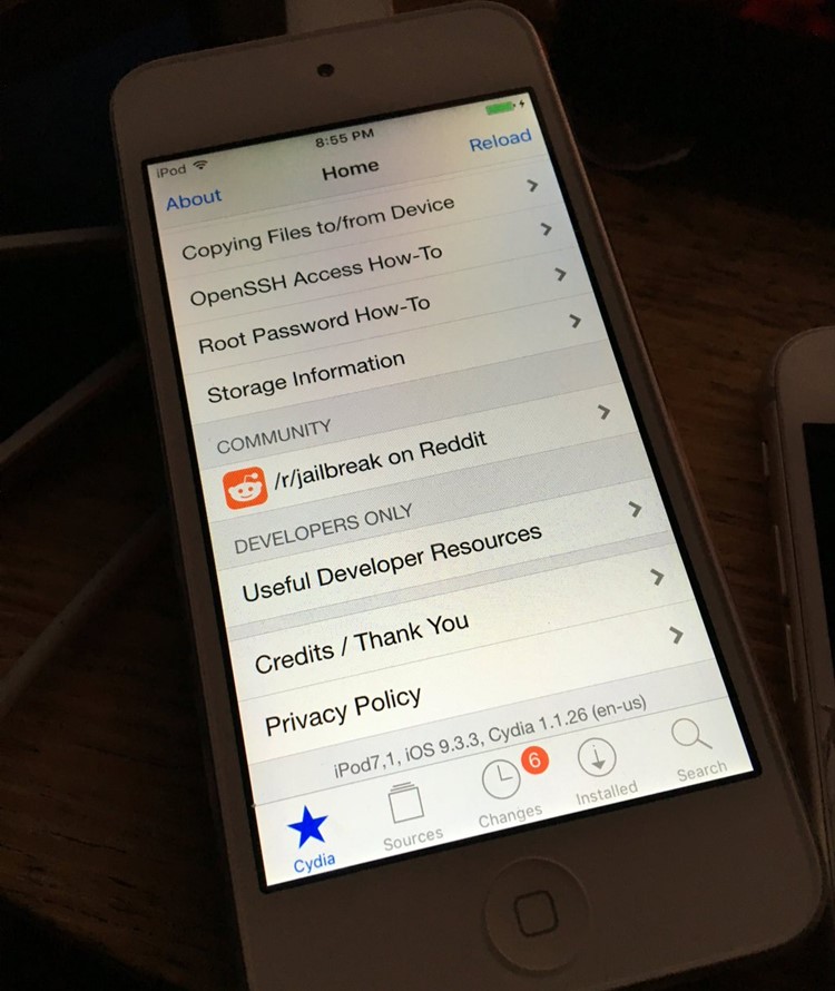 Jailbreak di Ibycus iOS 9.3.3