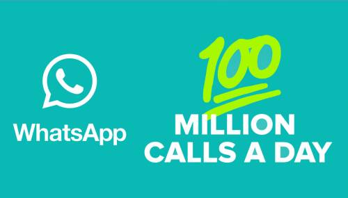 WhatsApp Messenger 100 milioni di chiamate al giorno