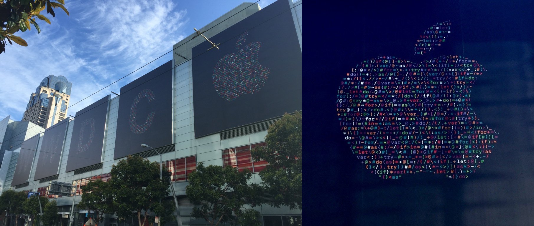 WWDC 2016 ASCII-asettelu