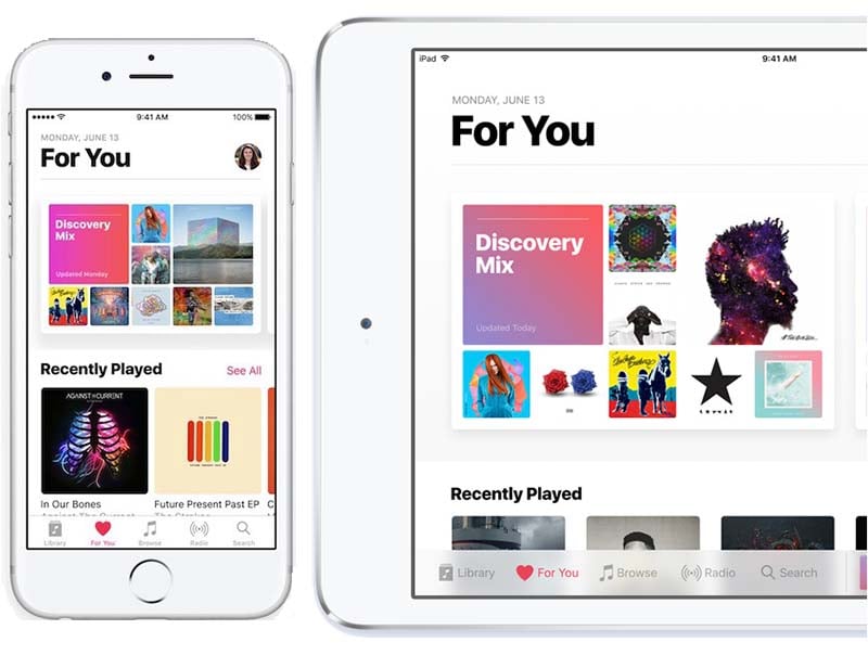 Autorizzazione musica apple ios 10