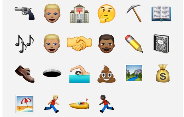 what movies are hidden behind emoticons!?