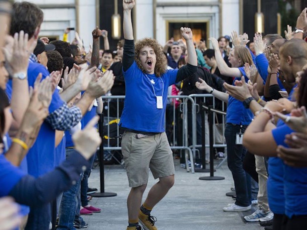 empleado de Apple caliente