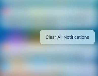 iOS 10 3D Touch stergere notificari