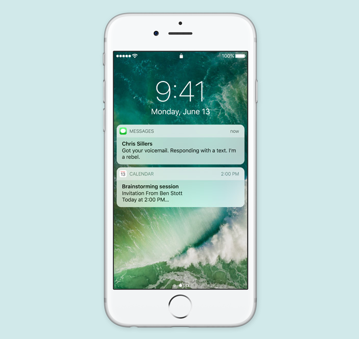 iOS 10 Til op om te ontwaken