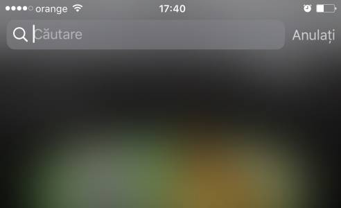 iOS 10 acces rapid spotlight