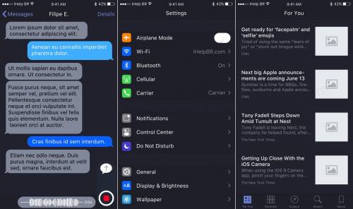 Concept iOS 10 Mode Nuit 8