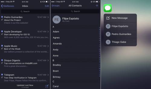 Concept iOS 10 Mode Nuit 8