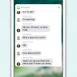 Notifiche interattive di iOS 10